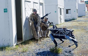 Robothunden Spot testet af US Marines