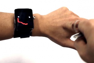 Ny teknologi gør armens hud til en touch kontrol for smartwatch