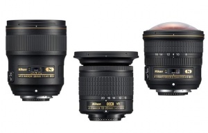 Nikon lancerer 3 nye objektiver: 8-15mm f/3.5-4.5, 10-20mm f/4.5-5.6 og 28mm f/1.4